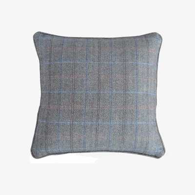 The Range Modern Hand Crafted Multi Tweed Scatter Cushion - Grey
