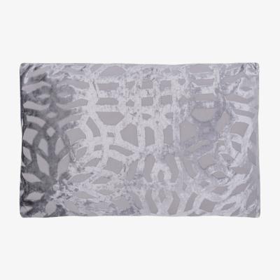 The Range Grace Cut Out Velvet Cushion - Dove Grey
