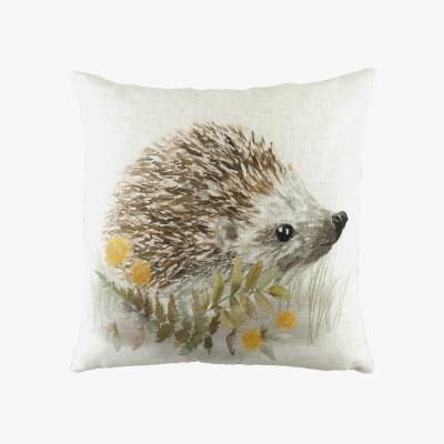 The Range Woodland Hedgehog Hedgehog Cushion - White / Feather