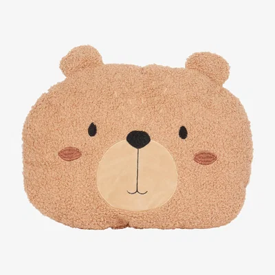 The Range Teddy Bear Shaped Cushion - Brown