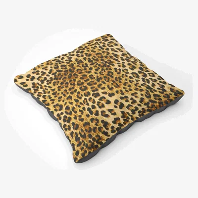 The Range Wild Animal Pattern Floor Cushion - Brown