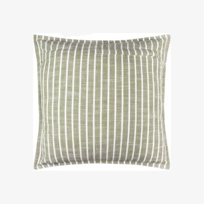 The Range Hessle Stripe Cotton Outdoor Cushion - Natural