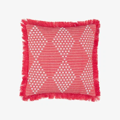 The Range Kadie Outdoor Indoor Woven Cushion - Pink