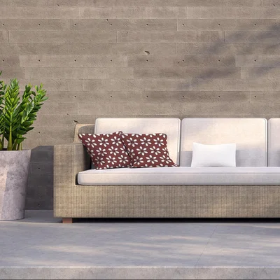The Range Modern Decorative Floral Pattern Outdoor Cushion - Red / 60cm