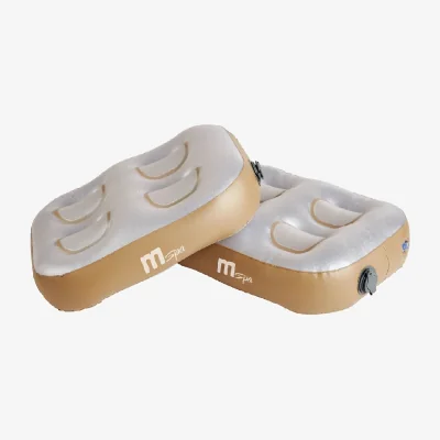The Range MSpa Cushion Set for Inflatable Hot Tub 2 Pack Water-Fillable PVC Spa Cushions - Black