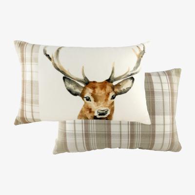 The Range Natural Stag Cushion - Natural