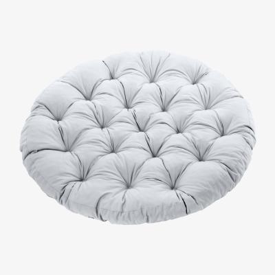 The Range Garden Papasan Round Tufted Cushion - Grey