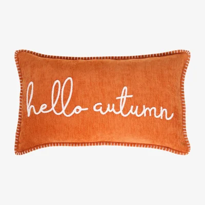 The Range Hello Autumn Cushion - Orange