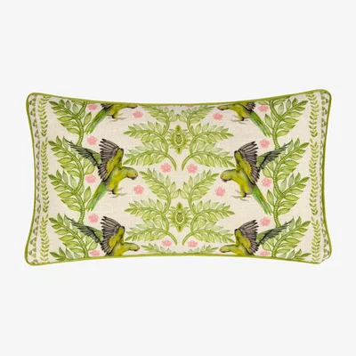 The Range Valera Pedra Parrots Tropical Cushion - Multicolour / Feather