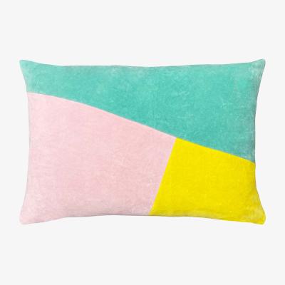 The Range Morella Abstract Cushion - Mint-Pink-Lemon