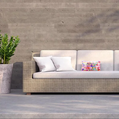 The Range Arc De Triomphe Outdoor Cushion - Red