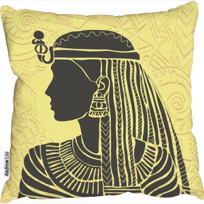 The Range Egyptian Woman Yellow Cushion - Yellow / 45cm