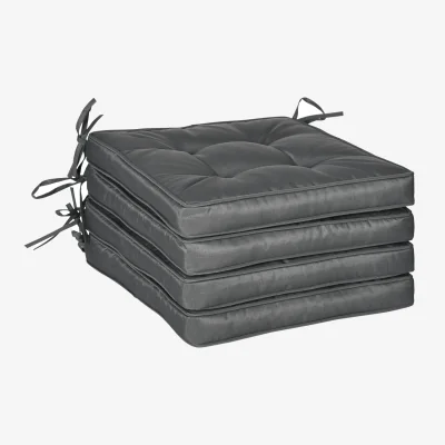 The Range Replacement Garden Seat Cushion Pad with Ties - Grey