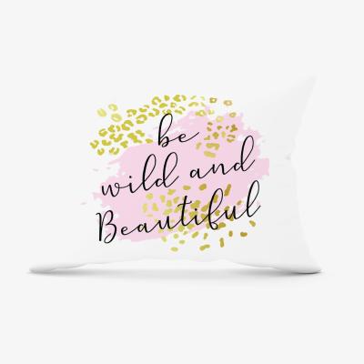 The Range Be Wild And Beautiful Cushion - Pink / 28cm