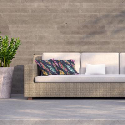 The Range Retro Color Feathers Outdoor Cushion - Blue / 60cm