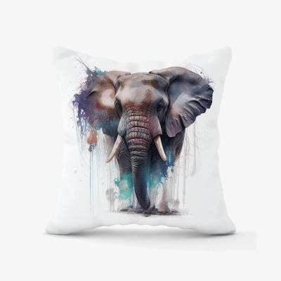 The Range Elephant Splashart Outdoor Cushion - Yellow / 45cm