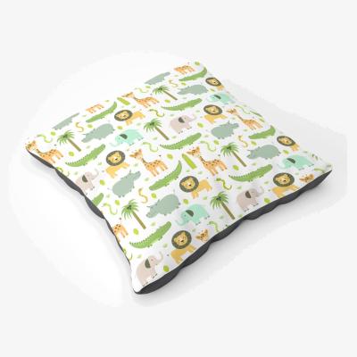 The Range Cute Safari Animals Floor Cushion - Green
