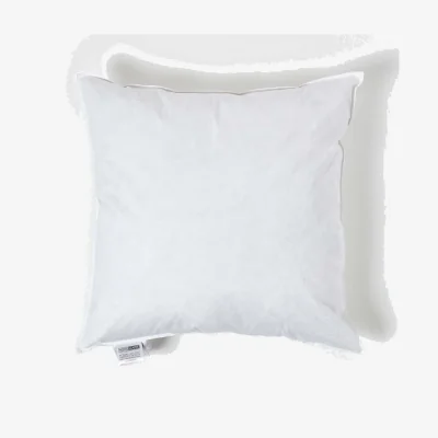 The Range Duck Feather Cushion Pad Insert - White / 60cm