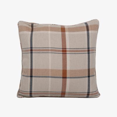 The Range Finlay Check Cushion - Natural