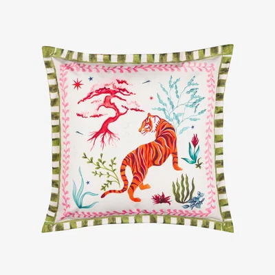 The Range Tiger Dream Outdoor Cushion - Multicoloured