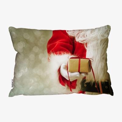 The Range Santa Claus Gloved Hands Stylish Cushion - Red