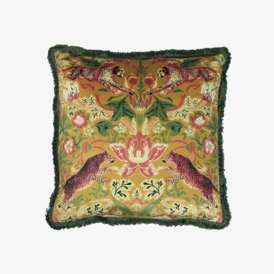 The Range Bexley Tropical Cushion - Mustard / 80 Feather 20 Polyester / 80 Polyester 20 Feather