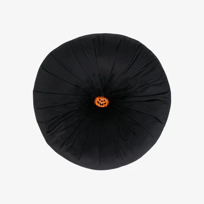 The Range Pumpkin Embellished Cushion 40cm - Black