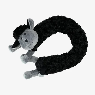 The Range Novelty Door Draft Excluder Cushion Sheep Design - Black
