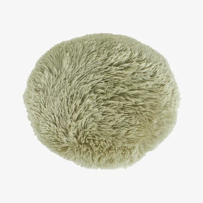The Range Sage Round Plush Bear Cushion - Sage