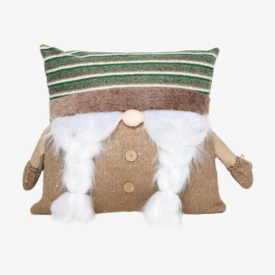 The Range Gonk Plait Cushion - Green