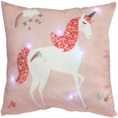The Range Unicorn Light Up Cushion - Pink
