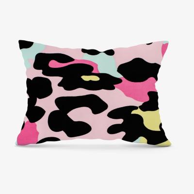 The Range Colourful Leopard Print Cushion - Pink / 28cm