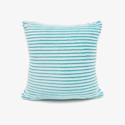 The Range Soft Snug Deluxe Printed Cord Cushion - Teal / 43cm