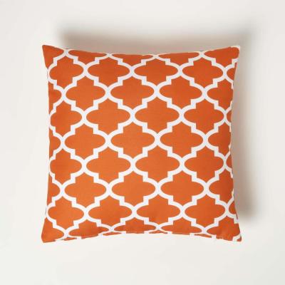 The Range Orange Geometric Outdoor Cushion - Orange