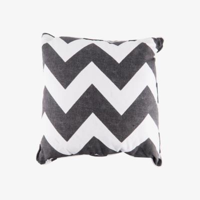 The Range Chevron Printed Filled Cushion