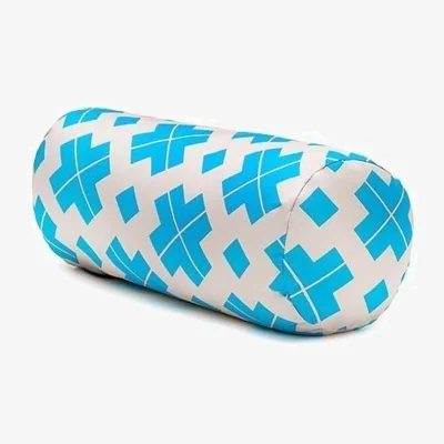 The Range Outdoor Garden Round Bolster Cushion - Turquoise / 1
