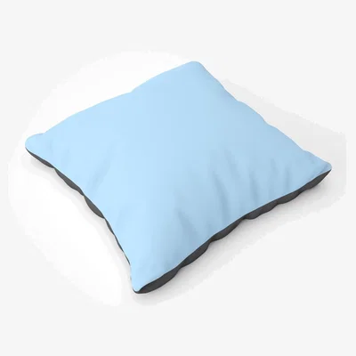 The Range Pale Cornflour Blue Floor Cushion - Blue