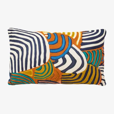 The Range Bosie Ozella Assorted Colour Rectangular Cushion - Multicolour