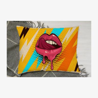 The Range Pop Art Retro Vintage Colorful Background Cushion - Yellow / 60