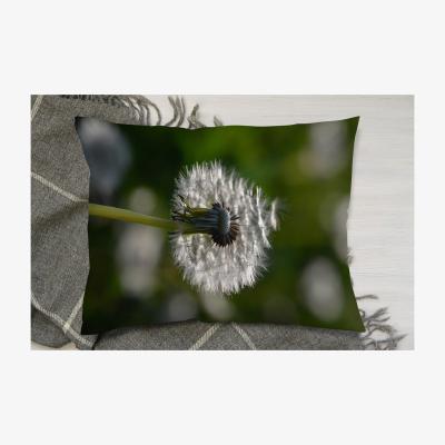The Range Fluffy Flower Cushion - Green