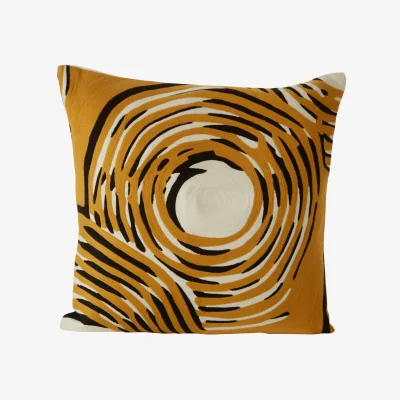 The Range Bosie Ozella Circular Design Embroidered Cushion - Multicolour