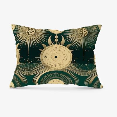 The Range Green Moon and Sun Abstract Pattern Cushion - Green / 28cm