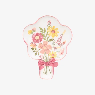 The Range Blooming Bouquet Shaped Cushion - Pink