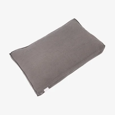 The Range Dark Grey Soft Corduroy Cushion - Grey