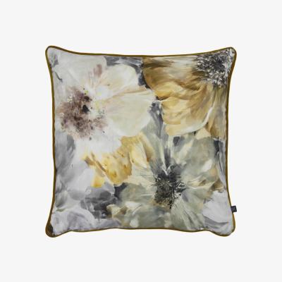 The Range Lani Floral Cushion 55 x 55cm - Amber / Polyester