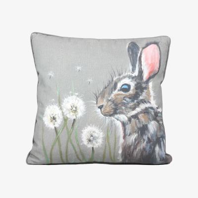 The Range Louise Brown Hare Cushion
