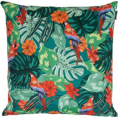 The Range Parrot Print Outdoor Cushion - Green