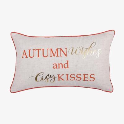 The Range Autumn Wishes Linen Cushion