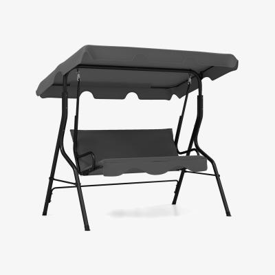The Range 3-Seater Canopy Swing Cushioned Seat - Grey