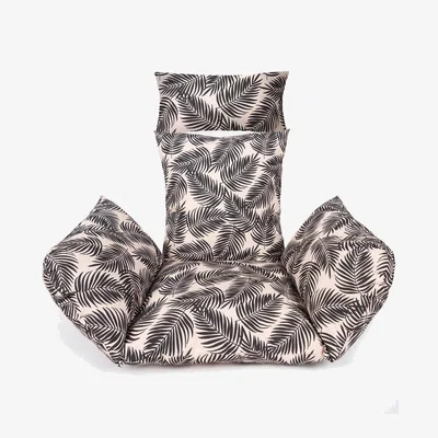 The Range Leaf Outdoor Hanging Egg Chair Cushion - Black